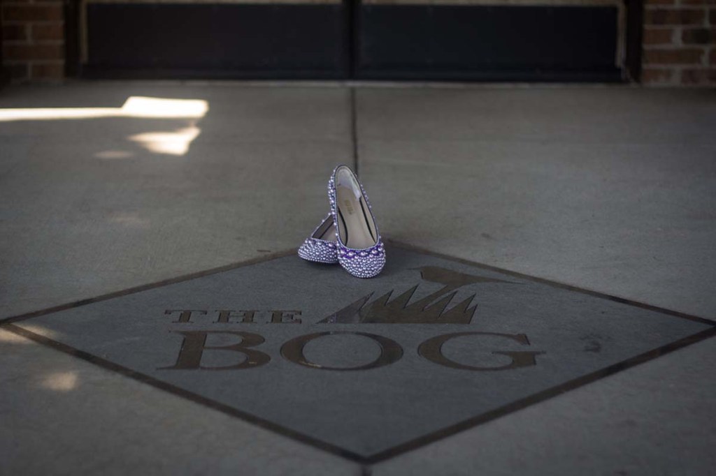 Wedding shoes at the Bog 